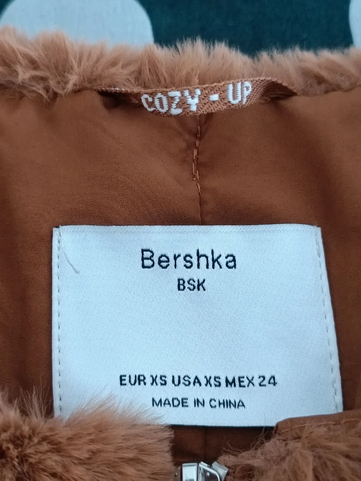 Jas - deken - manteau - cappotto van camel vacht van Bershka – photo 5